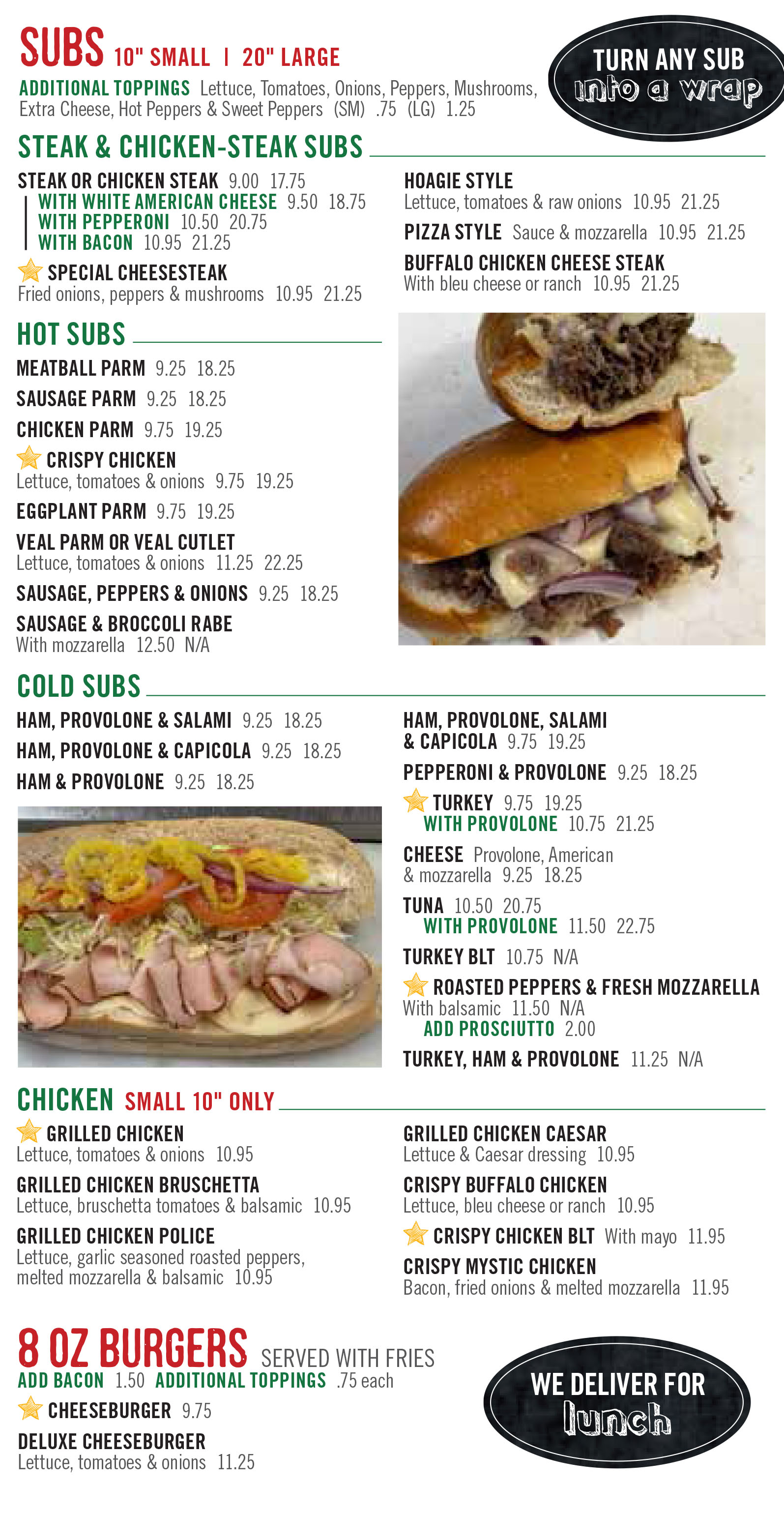 SANDWICHES - SALAD